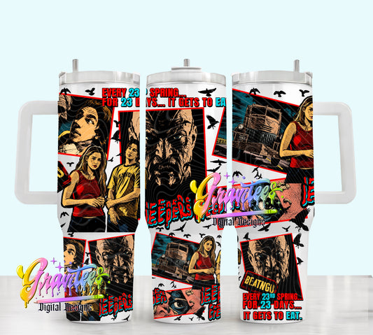 It Gets To Eat 40oz Tumbler Template  Png for UVDTF or Sublimation Printing, PNG Only!