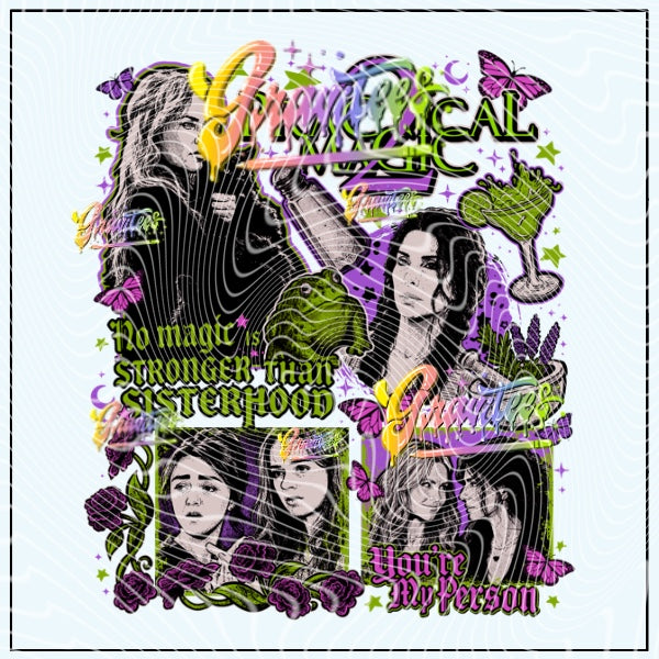 Magic Sisterhood Png for DTF or Shirt Printing, PNG Only!