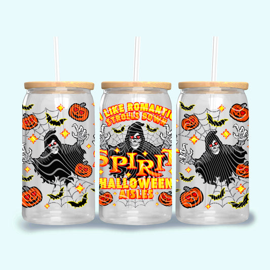 Halloween Shopping Design 16oz Tumbler Template Design PNG,  for UVDTF or Sublimation Printing PNG Only!!