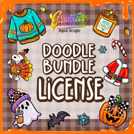 Single Month Doodle Bundle License (1 per bundle)