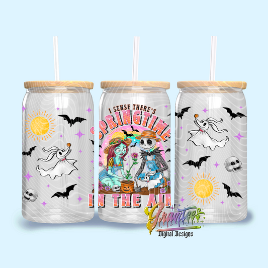 Spring Nightmare Libbey Design Png, Springtime Libbey Template for UVDTF or Sublimation Printing, PNG Only!