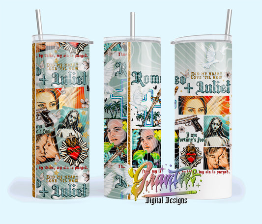 Fool’s Fortune 20oz Tumbler Template Design PNG,  for UVDTF or Sublimation Printing PNG Only