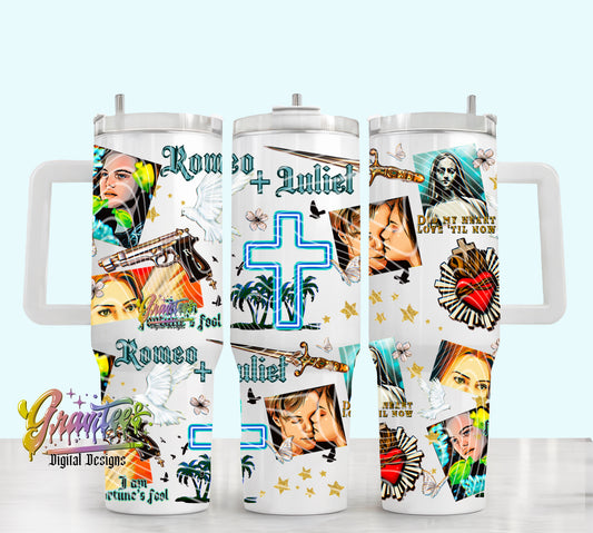 Fool’s Fortune 40oz Tumbler Template Design PNG,  for UVDTF or Sublimation Printing PNG Only