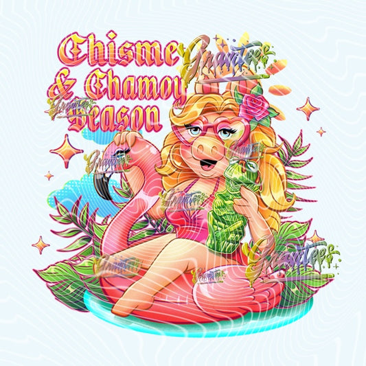 Chisme & Chamoy Season Summer Design Png for DTF or Shirt Printing, PNG Only!