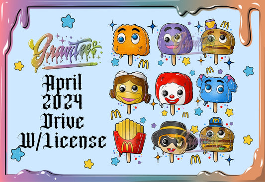 April 2024 Monthly Drive WITH License