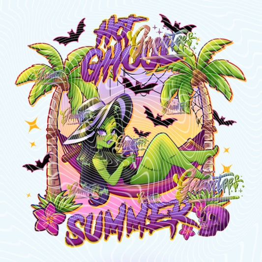 Hot Ghoul Summer Design Png for DTF or Shirt Printing, PNG Only!