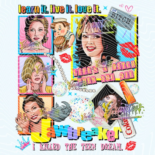 Teen Dream Design Png for DTF or Shirt Printing, PNG Only!