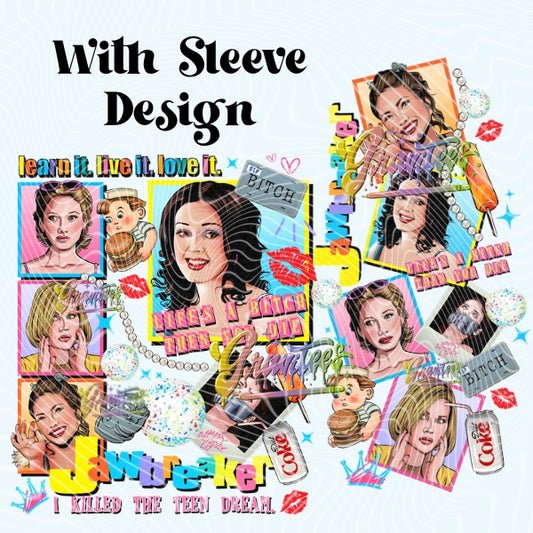 Teen Dream with Sleeve Design Png for DTF or Shirt Printing, PNG Only!