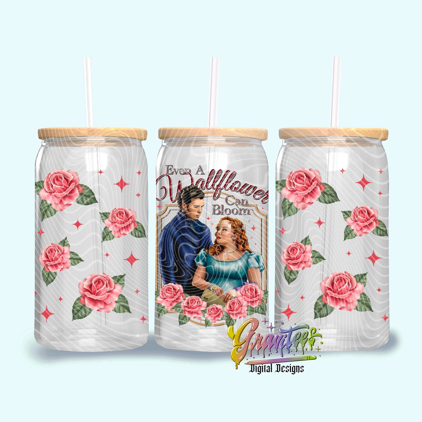 Even A Wallflower Can Bloom Libbey Template Design Png Clipart, TV Show Clipart for UVDTF or Sublimation Printing, PNG Only! (Copy)