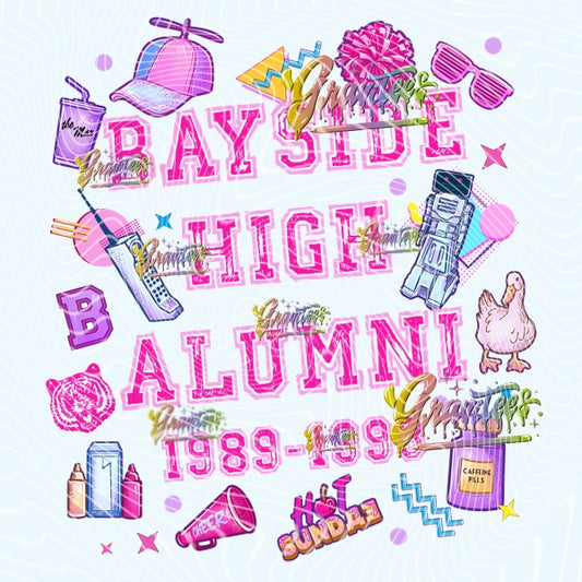 90’s High School Design Png for DTF or Shirt Printing, PNG Only!