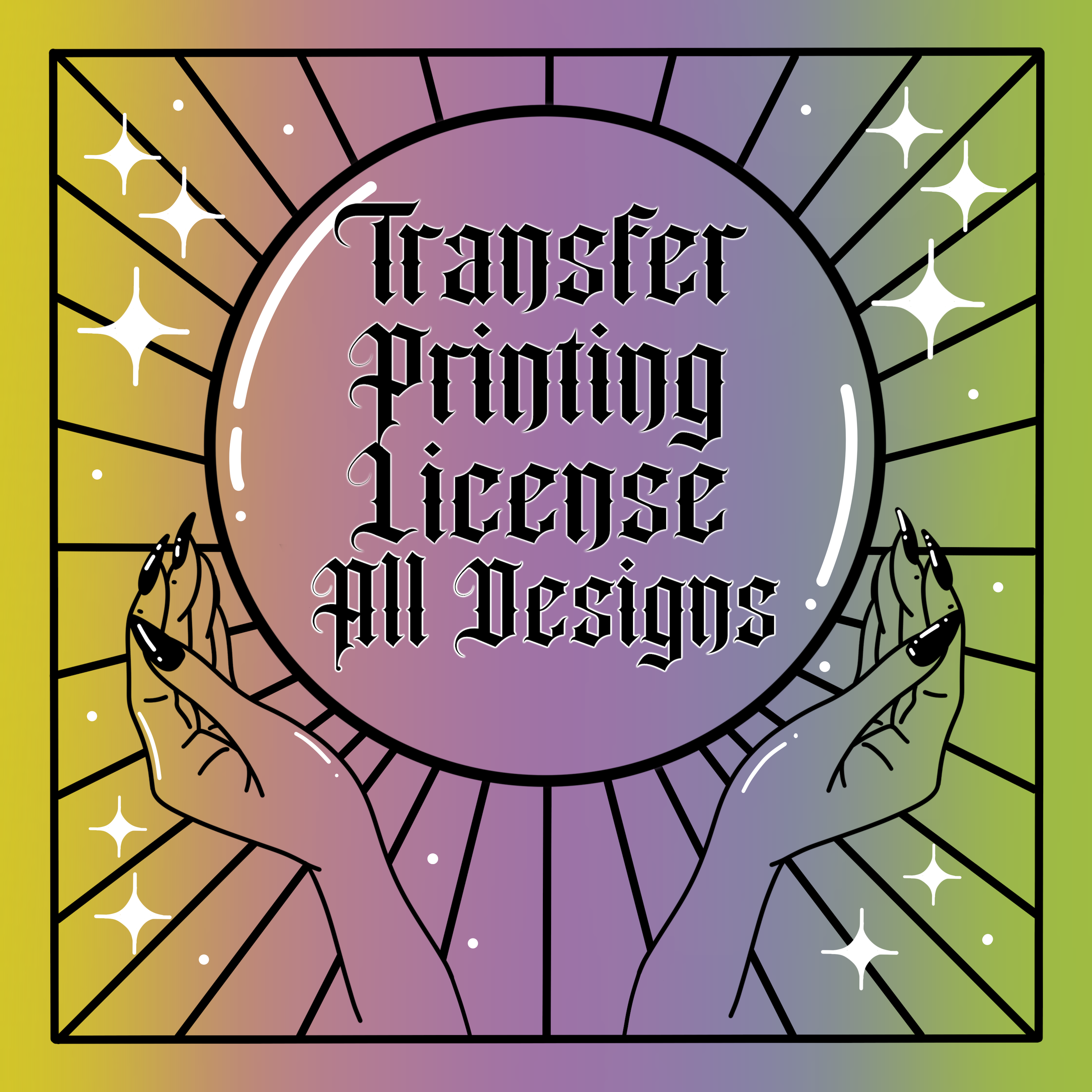 Transfer Printing License for All Designs – Gravitee Designs