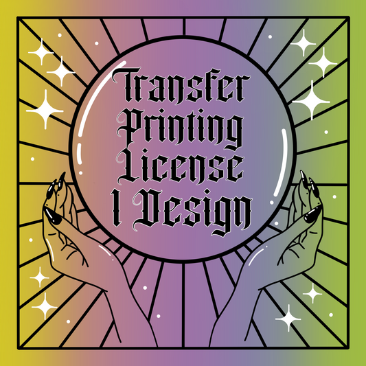 Transfer Printing License for Single Design