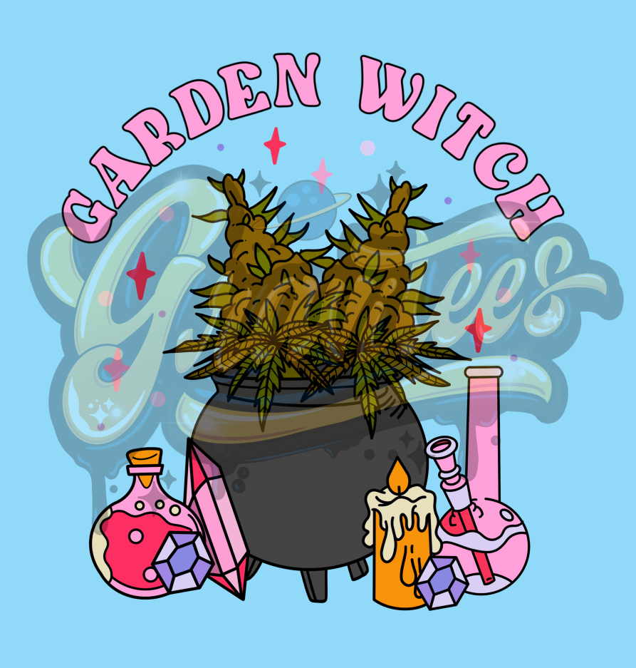 Garden Witch PNG, Witch Clipart, Weed Clipart, Plant Clipart, Halloween Witch Clipart for DTF or Shirt Printing, PNG Only!
