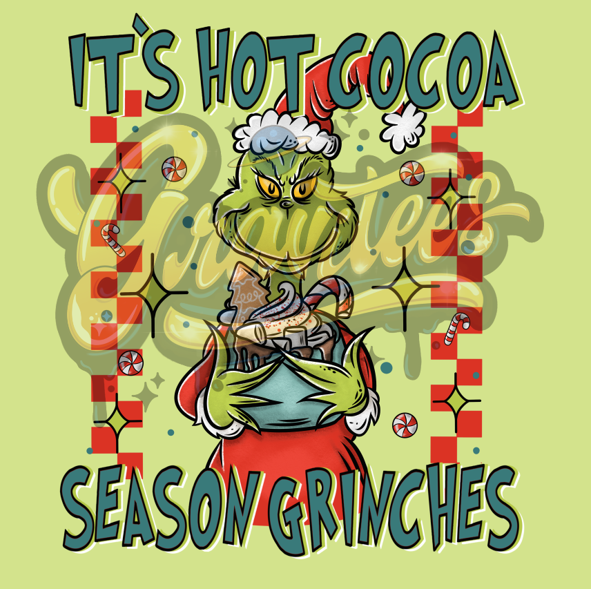 Hot Cocoa Season Clipart, Christmas Movie PNG, Christmas Clipart, Hot Cocoa Clipart for DTF or Shirt Printing, PNG Only!