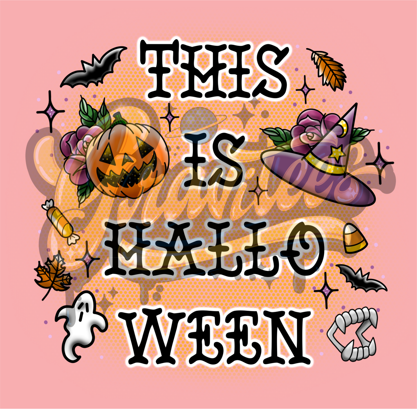 This Is Halloween PNG, Spooky Clipart for DTF or Shirt Printing, Halloween Sublimation, PNG Only!