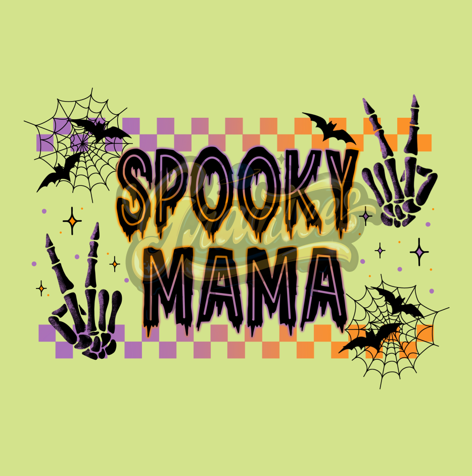 Spooky Mama PNG, Halloween Mama Clipart, Spooky Mom Clipart, Halloween Clipart for DTF or Shirt Printing, PNG Only!