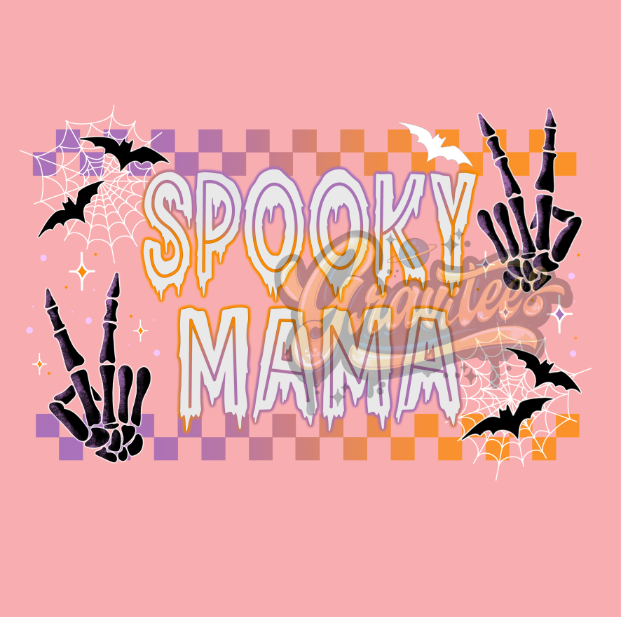 Spooky Mama PNG, Halloween Mama Clipart, Spooky Mom Clipart, Halloween Clipart for DTF or Shirt Printing, PNG Only!