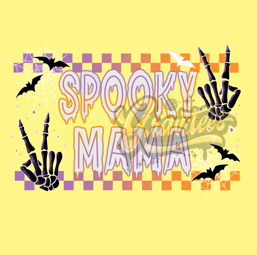 Spooky Mama PNG, Halloween Mama Clipart, Spooky Mom Clipart, Halloween Clipart for DTF or Shirt Printing, PNG Only!