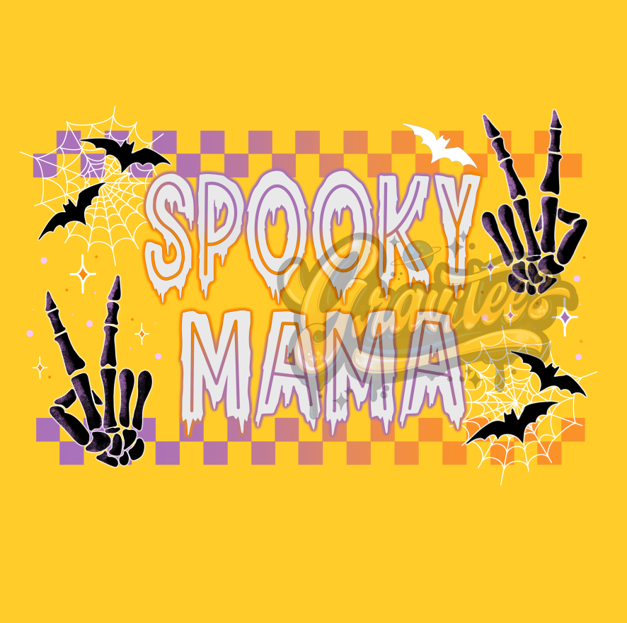 Spooky Mama PNG, Halloween Mama Clipart, Spooky Mom Clipart, Halloween Clipart for DTF or Shirt Printing, PNG Only!