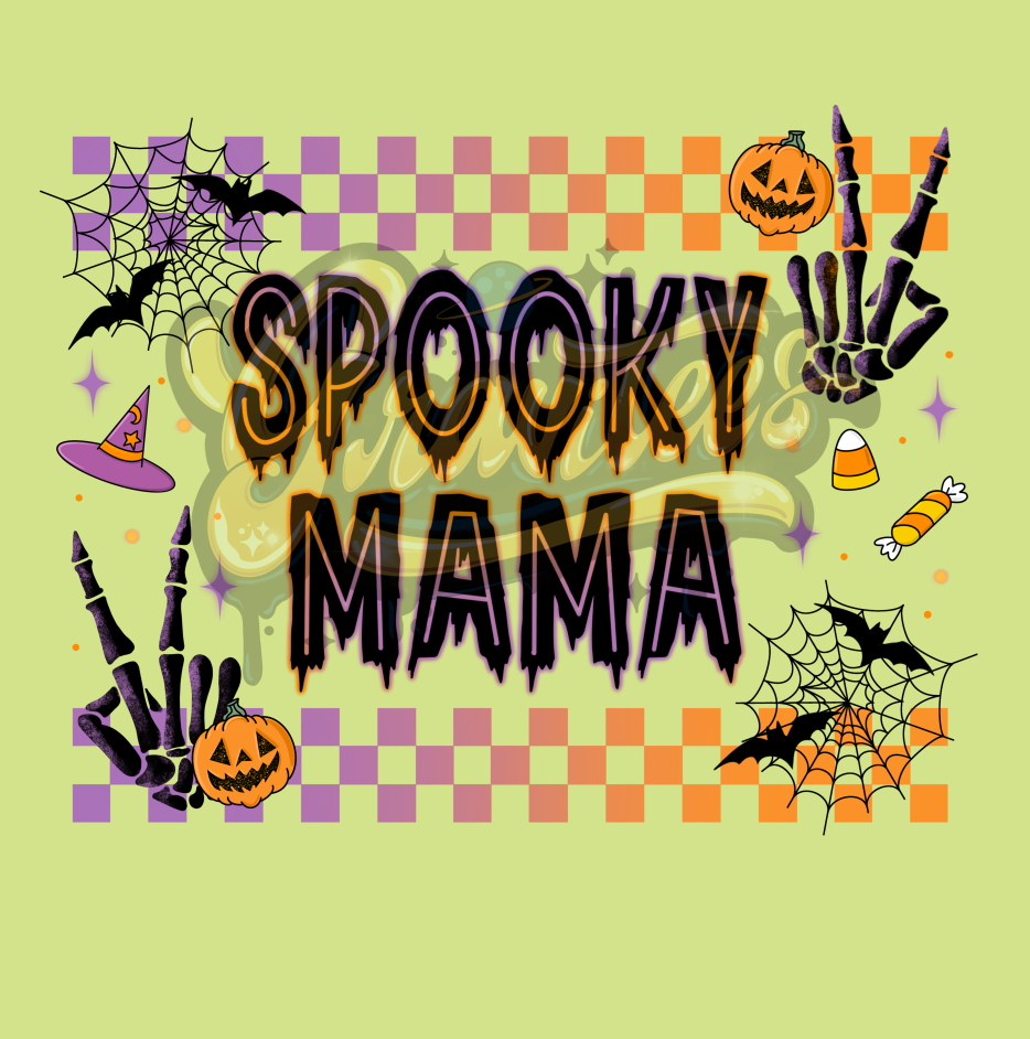 Spooky Mama PNG, Halloween Mama Clipart, Spooky Mom Clipart, Halloween Clipart for DTF or Shirt Printing, PNG Only!