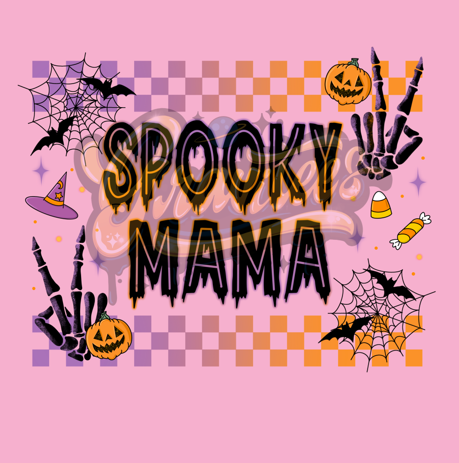 Spooky Mama PNG, Halloween Mama Clipart, Spooky Mom Clipart, Halloween Clipart for DTF or Shirt Printing, PNG Only!