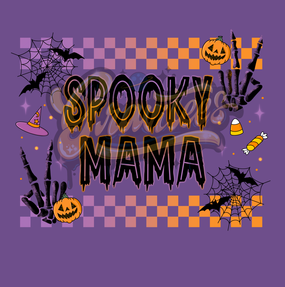 Spooky Mama PNG, Halloween Mama Clipart, Spooky Mom Clipart, Halloween Clipart for DTF or Shirt Printing, PNG Only!