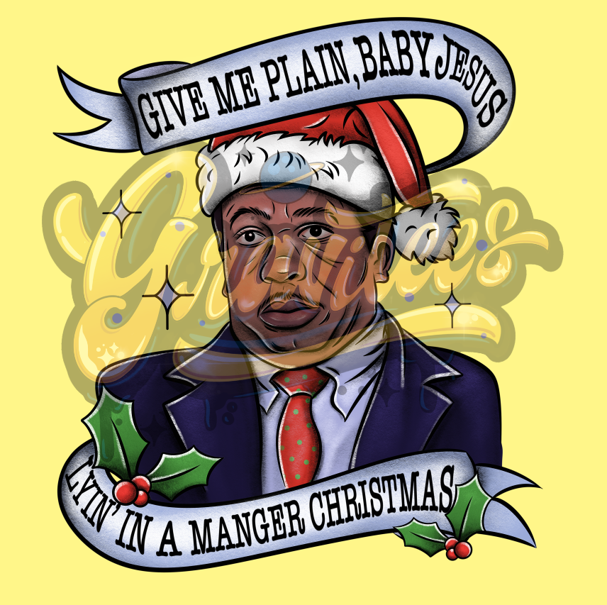 Stanley Hudson Christmas Png, The Office Clipart, The Office Christmas Clipart for DTF or Shirt Printing PNG Only!
